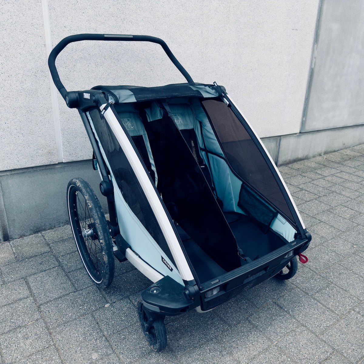 TREMMA - Trennwand für Thule Chariot Sport/Cross/Lite/Cab 2-Sitzer Fahrradanhänger